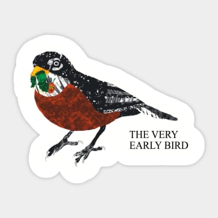 The Very Early Bird Sticker